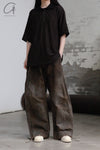 AVIVA JIFEI XUE Waxed Parachute Pants SS23-WPP-MTBR